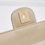 Chanel Flap Bag Clutch Chocolate Bar Beige Schwarz
