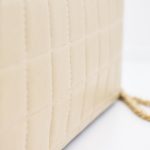Chanel Flap Bag Clutch Chocolate Bar Beige Schwarz
