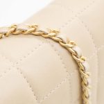 Chanel Flap Bag Clutch Chocolate Bar Beige Schwarz