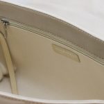 Chanel Flap Bag Hellgrau Dunklebeige Silber