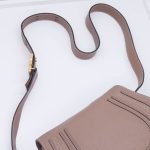 Chloe Marcie Medium Saddle Taupe Crossbody Bag