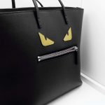 Fendi Monster Roll Shopper Medium Tote Bag
