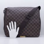 Louis Vuitton Bastille Messenger Crossbody Bag Damier Ebene Canvas