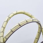 Miu miu Kroko-Look Handtasche Vintage Gelb