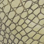 Miu miu Kroko-Look Handtasche Vintage Gelb