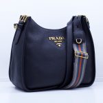 Prada Double Strap Hobo Bag Vitello Daino