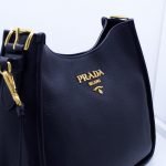 Prada Double Strap Hobo Bag Vitello Daino