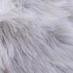 Prada Fake Fur Shopper Grau - Beige