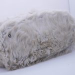 Prada Fake Fur Shopper Grau - Beige