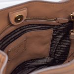 Prada Schultertasche Hellbraun Cognac