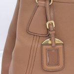 Prada Schultertasche Hellbraun Cognac
