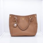 Prada Schultertasche Hellbraun Cognac