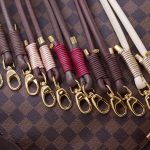 Gassi Glamour Nappaleder Schulterriemen Taupe-Taupe