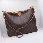 Gassi Glamour Nappaleder Schulterriemen Taupe-Rot