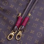 Gassi Glamour Nappaleder Schulterriemen Taupe-Rot