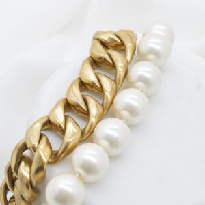 Chanel Armband Kette & Perlen
