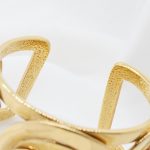 Chanel Armreif Massiv halb Vintage