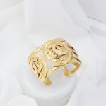 Chanel Armreif Massiv halb Vintage