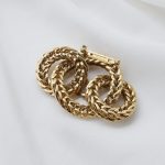 Chanel Brosche Gold 3 Ringe