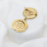 Chanel Vintage Brosche Münze