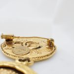 Chanel Vintage Brosche Münze