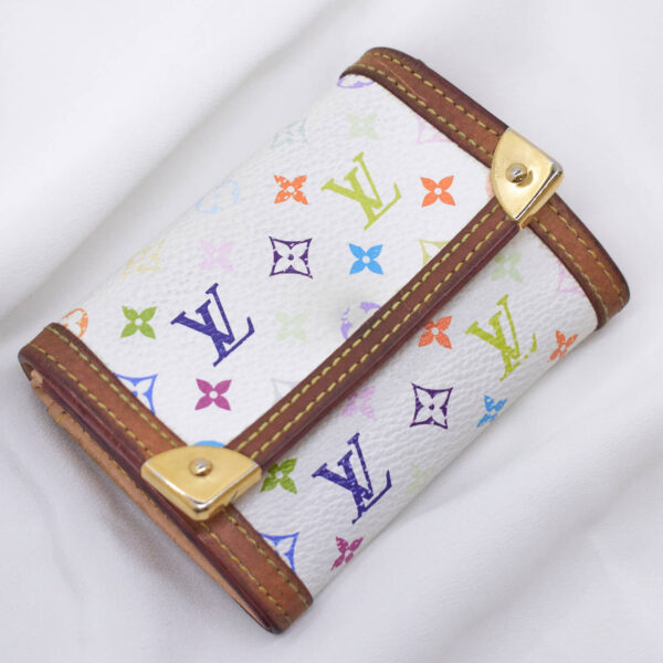Louis Vuitton Multicolor Coin Purse Porte Monnaie Plat Louis Vuitton Multicolor Coin Purse Porte Monnaie Plat