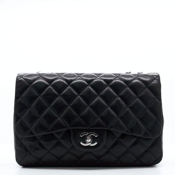 Chanel Flap Bag Silver Chain