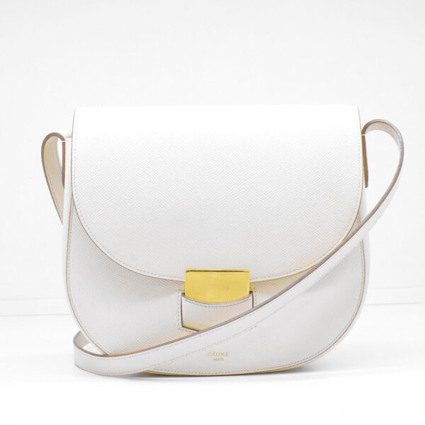Celine Trotteur Umhängetasche Cremeweiß 10 Celine Trotteur Umhängetasche Cremeweiß 10