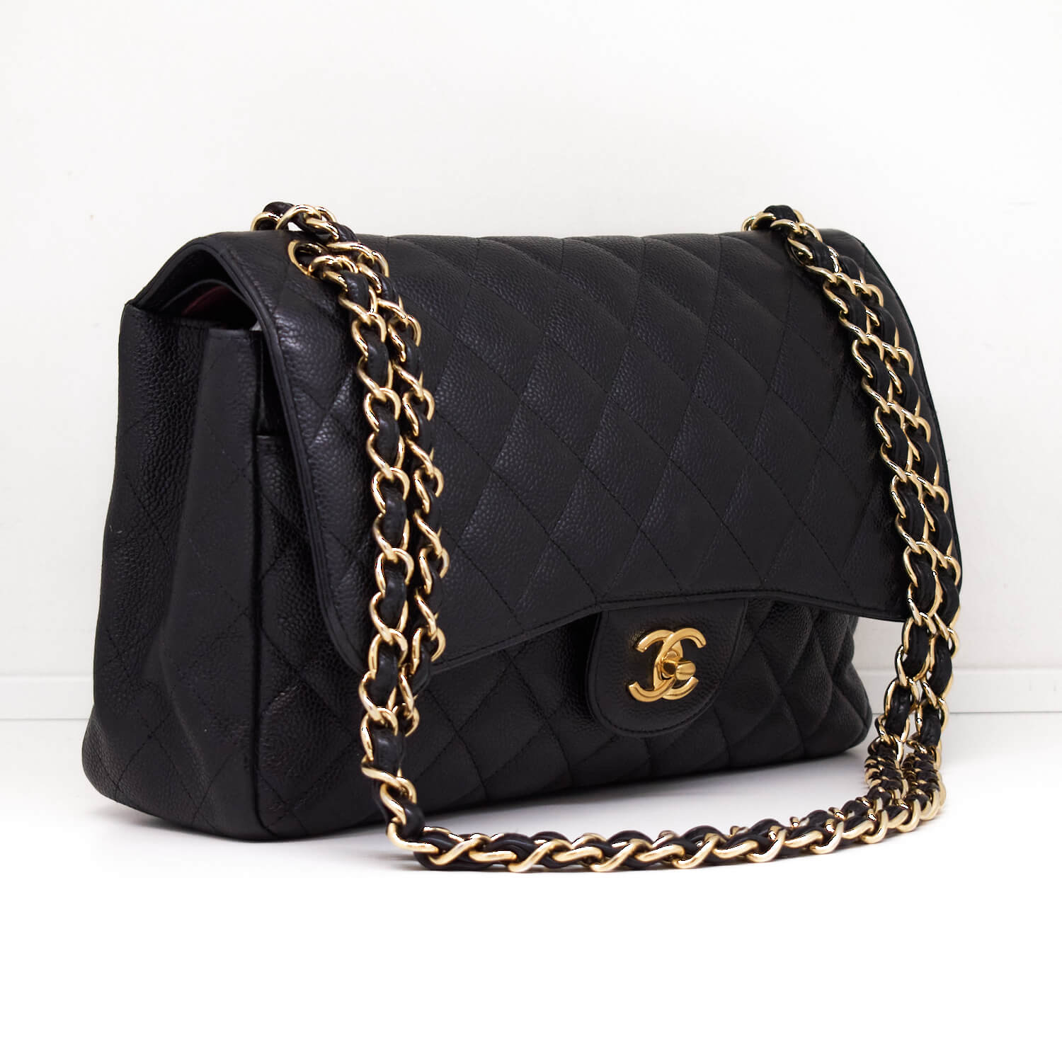 Chanel Double Flap Bag Jumbo GHW - Coco Liebt Louis