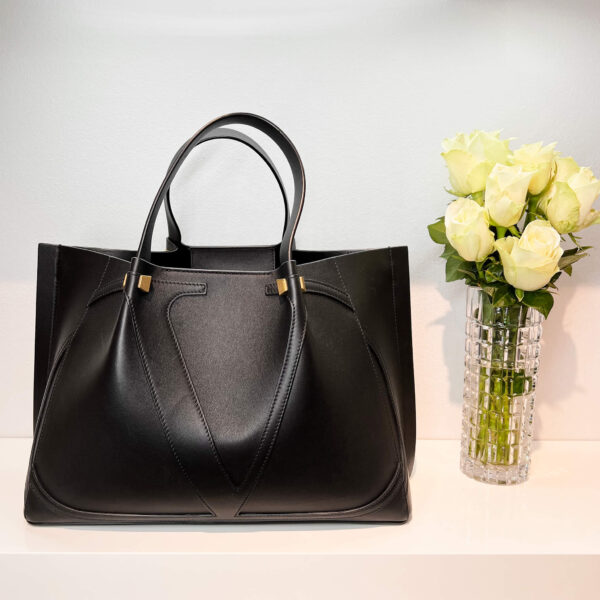 Valentino Shopper Schwarz GHW 7