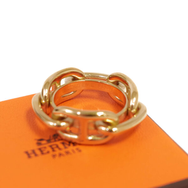 Hermès Tuchring Gold 90 Régate 1