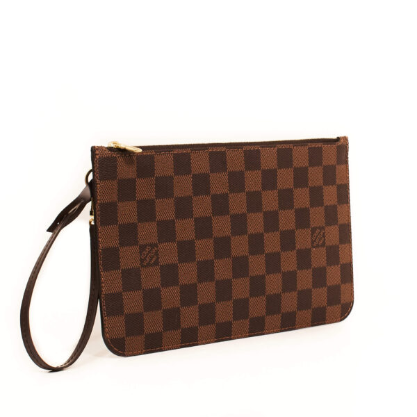 Louis Vuitton Clutch Pochette Neverfull Damier Ebene 2 Louis Vuitton Clutch Pochette Neverfull Damier Ebene 2