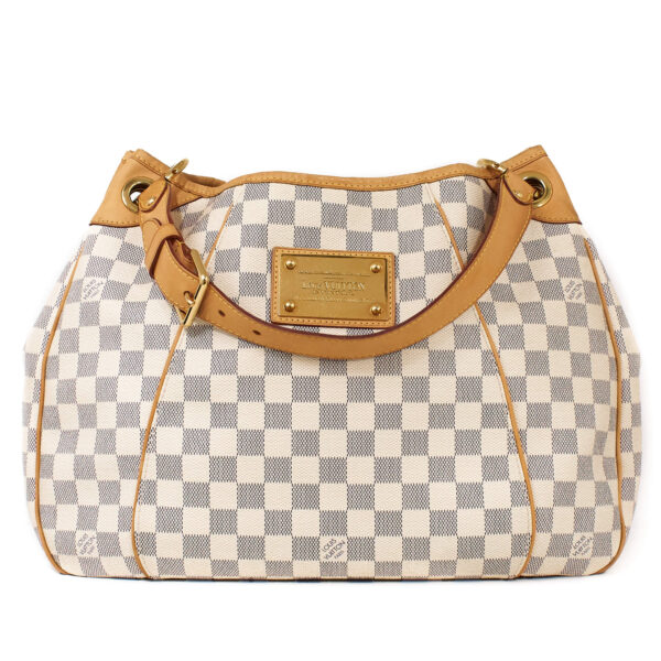 Louis Vuitton Galliera Damier Azur Hobo Schultertasche