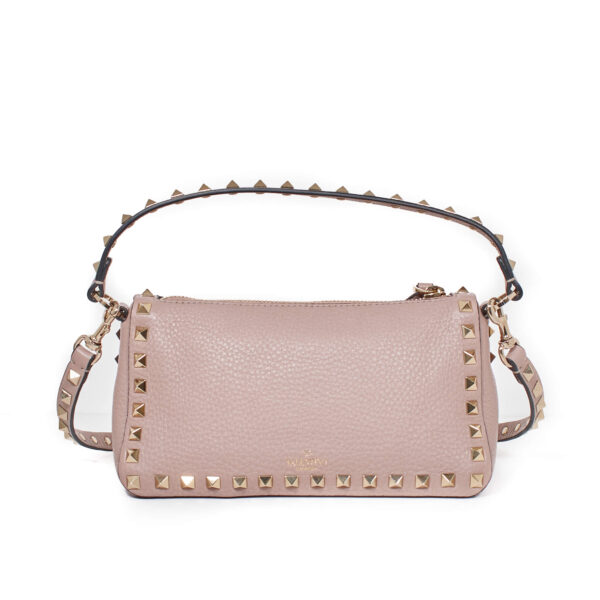Valentino KLEINE ROCKSTUD SCHULTERTASCHE POUDRE